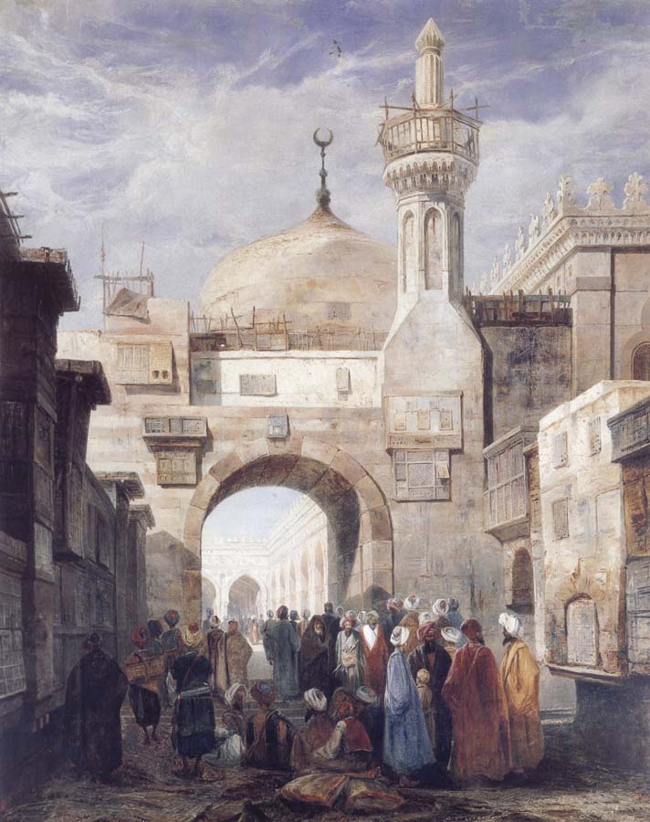 Mosque of Al Azhar in Cairo